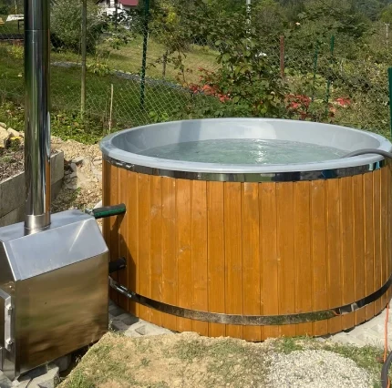 Hot tub with external oven wholesale manufacturer
